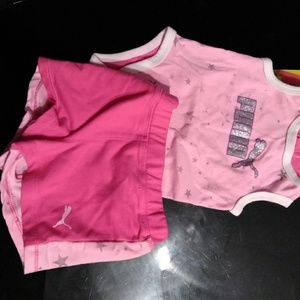 Two-piece puma outfit